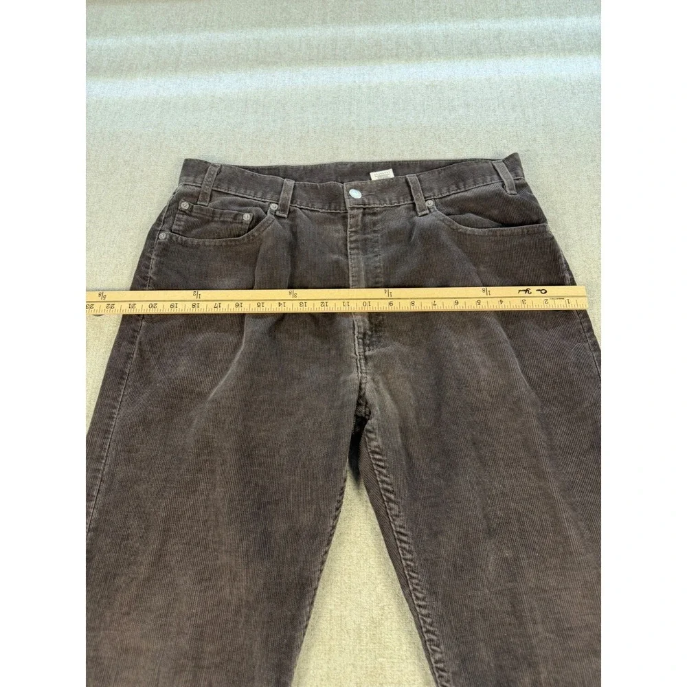 VTG Levi's 505 Men 36X32 Brown Corduroy Pants Regular Fit Cotton Blend